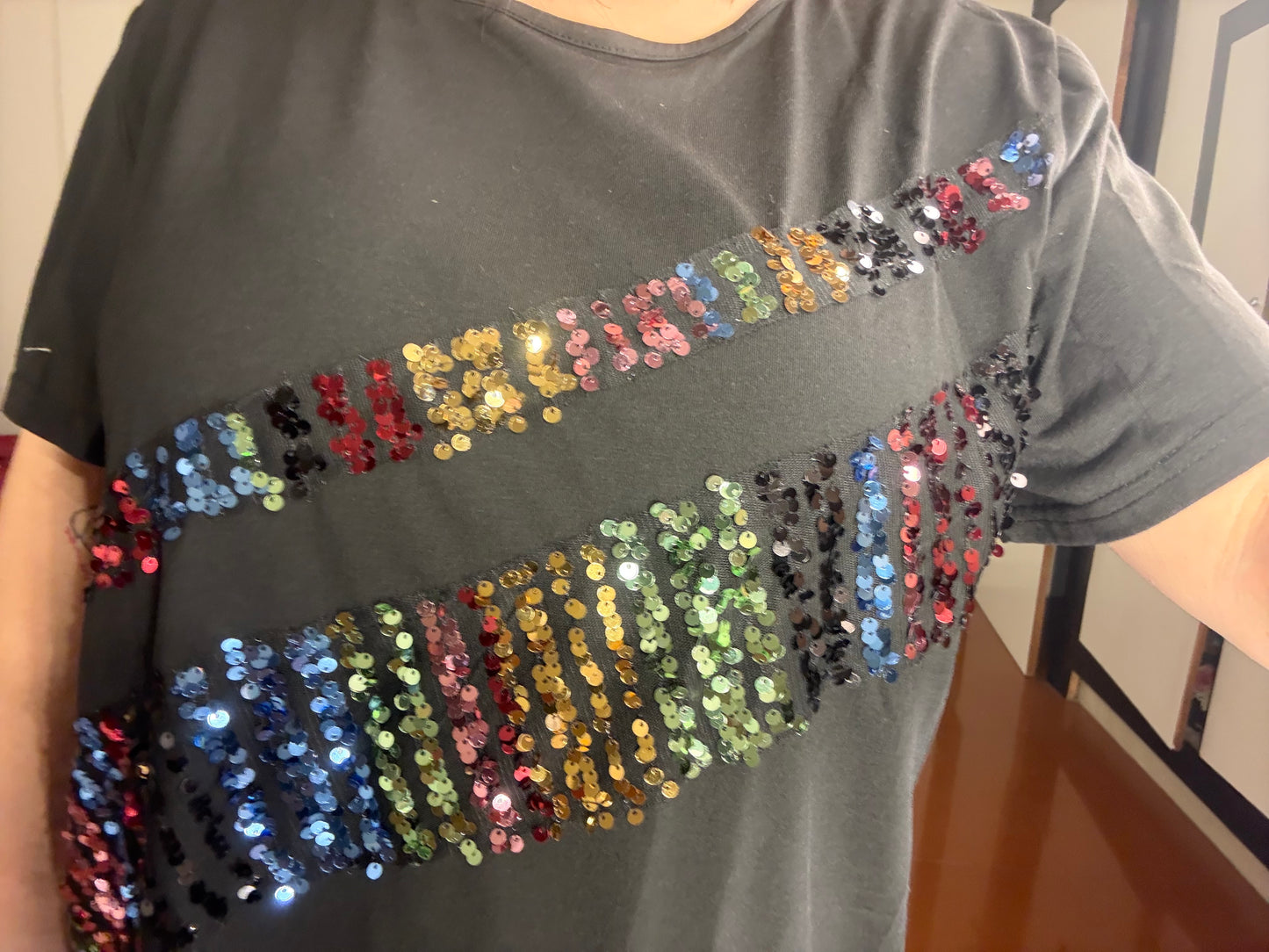 Sequin tee