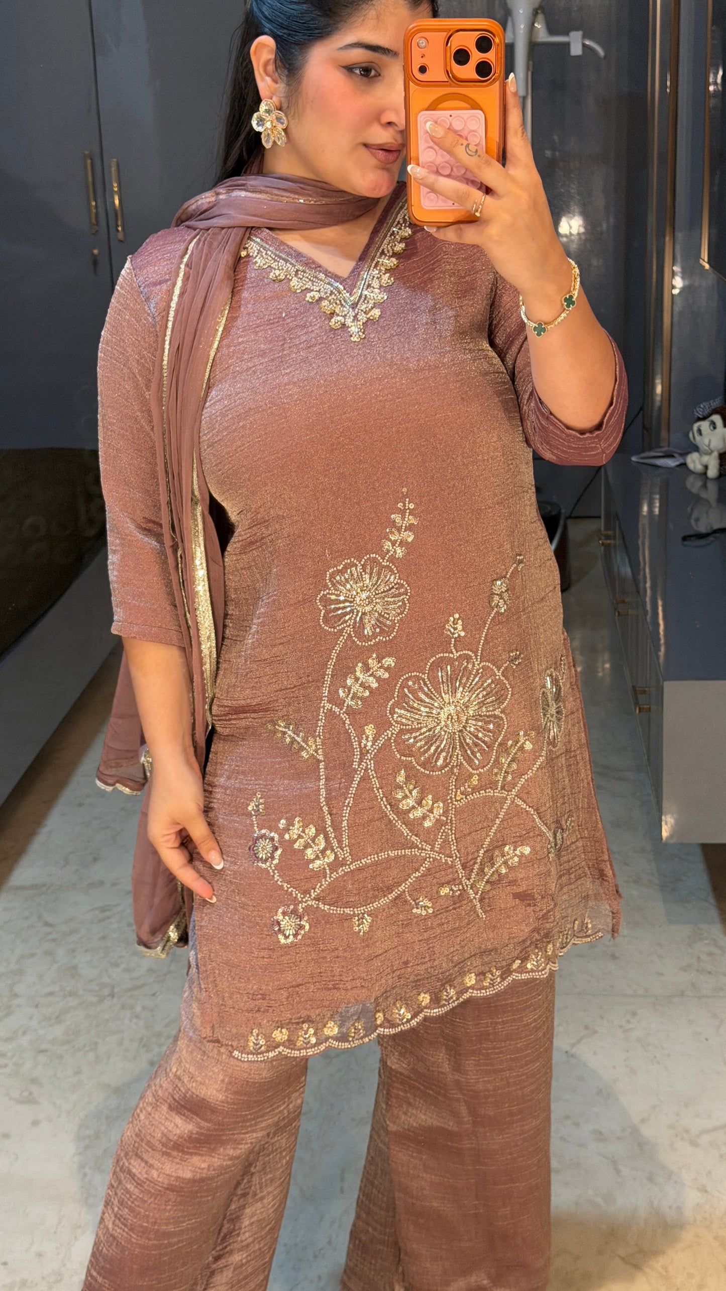 Zari kurta set