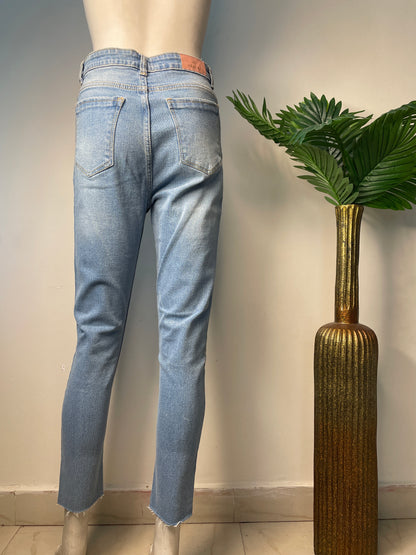 Dual shade skinny jeans(ankle length)