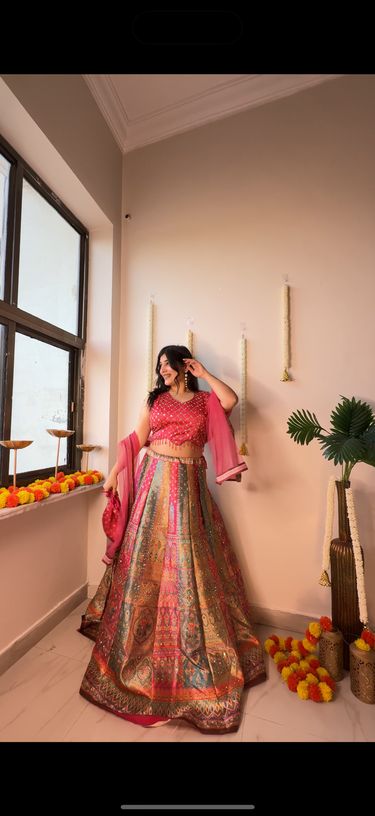 Multi color bb lehenga