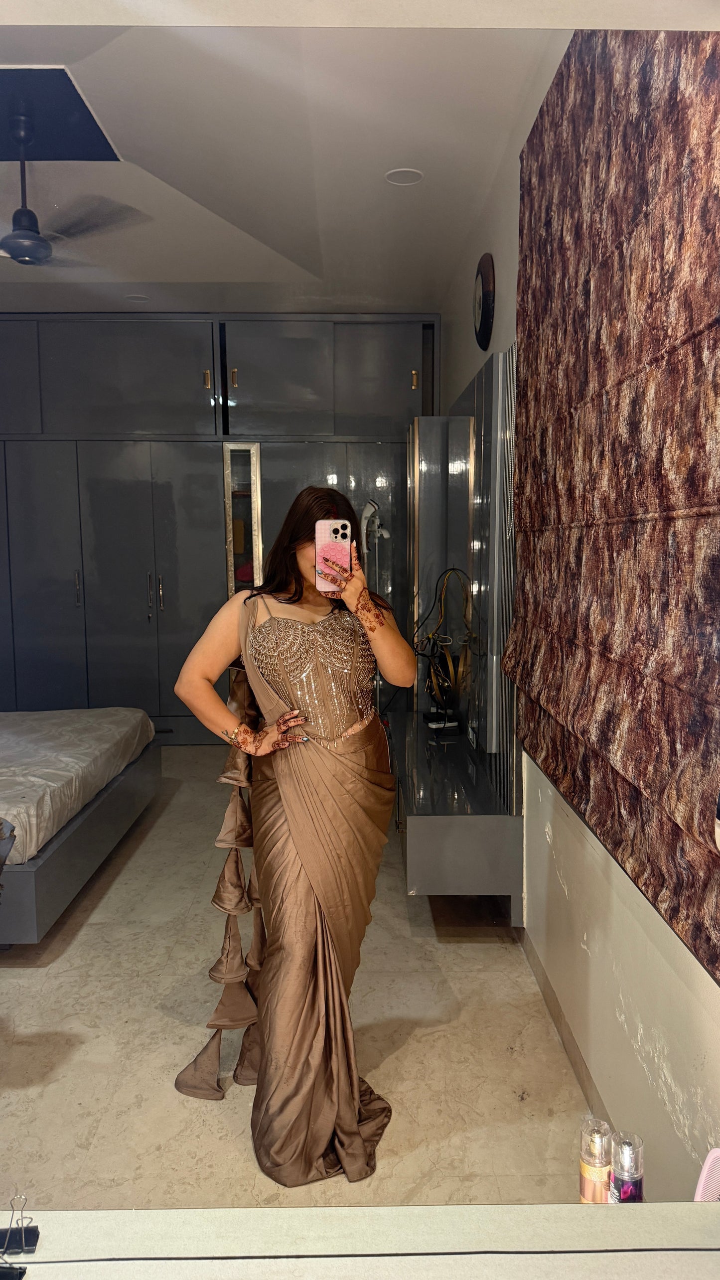 Premium corset saree