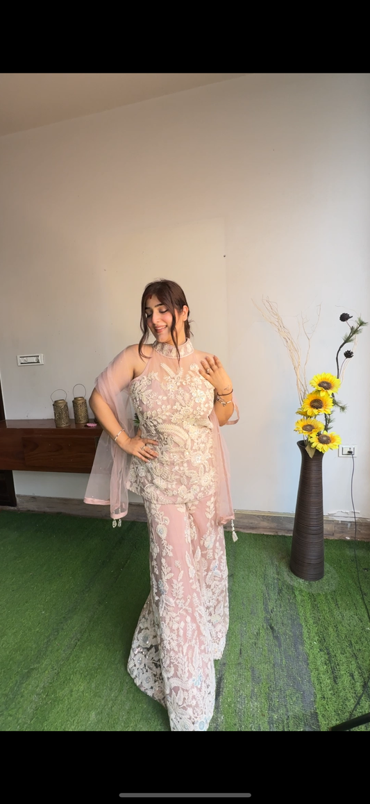 Thread work sharara set