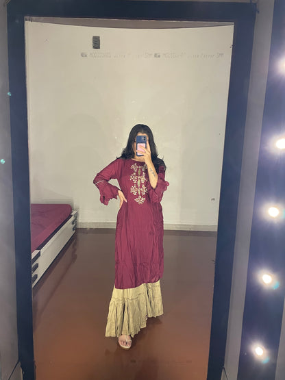 Sharara set without duppata