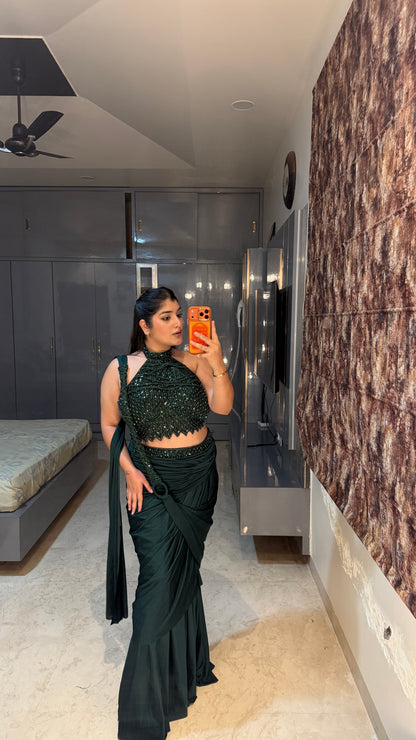 Green Bomb halter neck