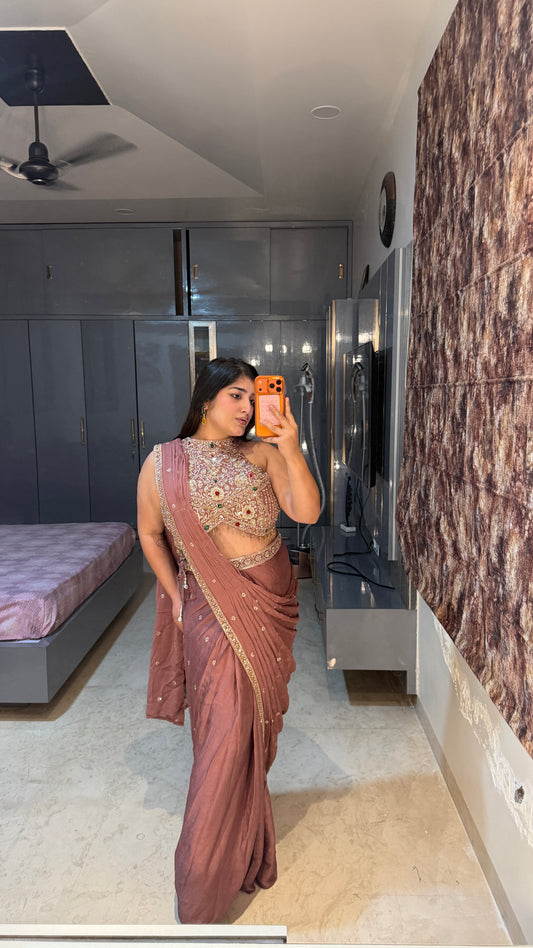 Emerald Saree(20-days delivery time)
