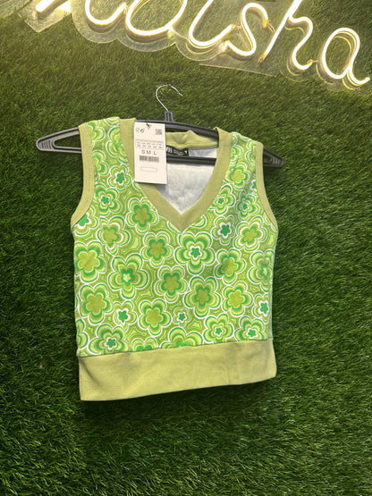 Floral crop tops