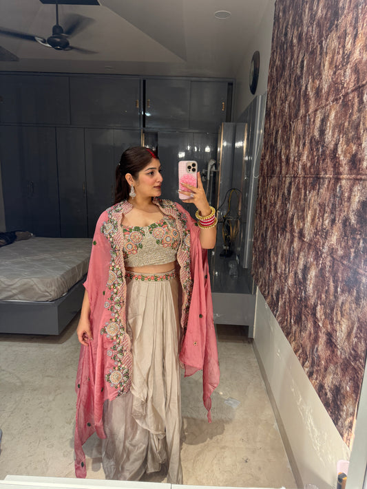 Flower embroidery set