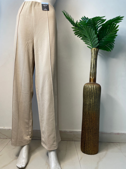 Beige formal pants