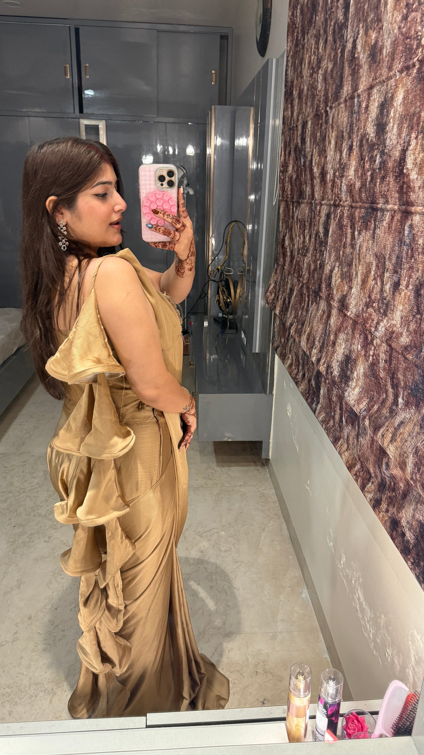 Premium corset saree