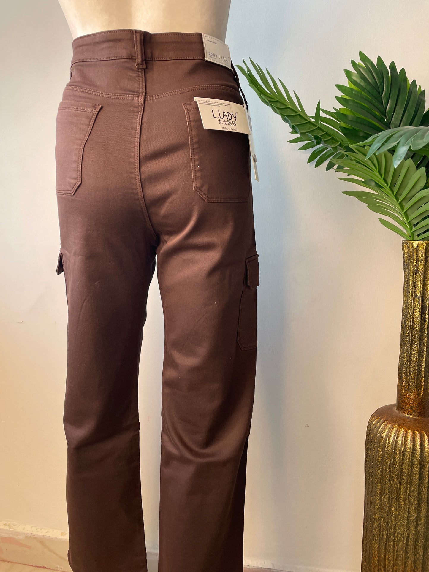 Coffee straight fit cargo