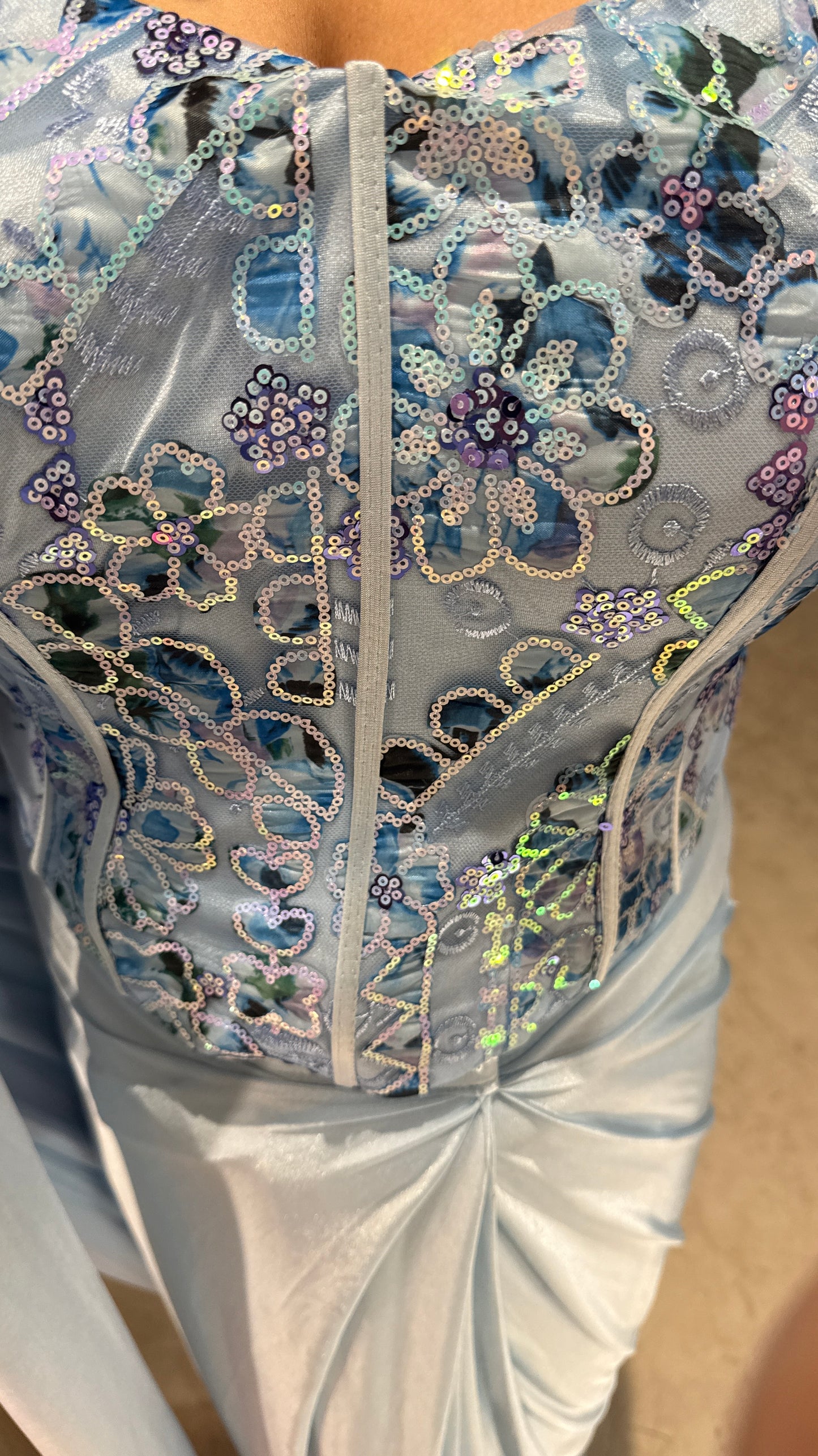 Naina saree blue