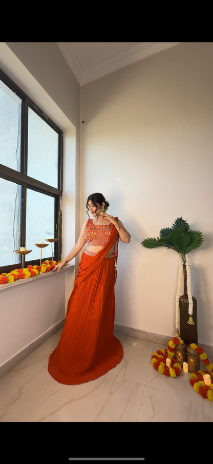 Mimosas lehenga