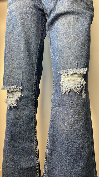 Rugged blue bootcut(974)