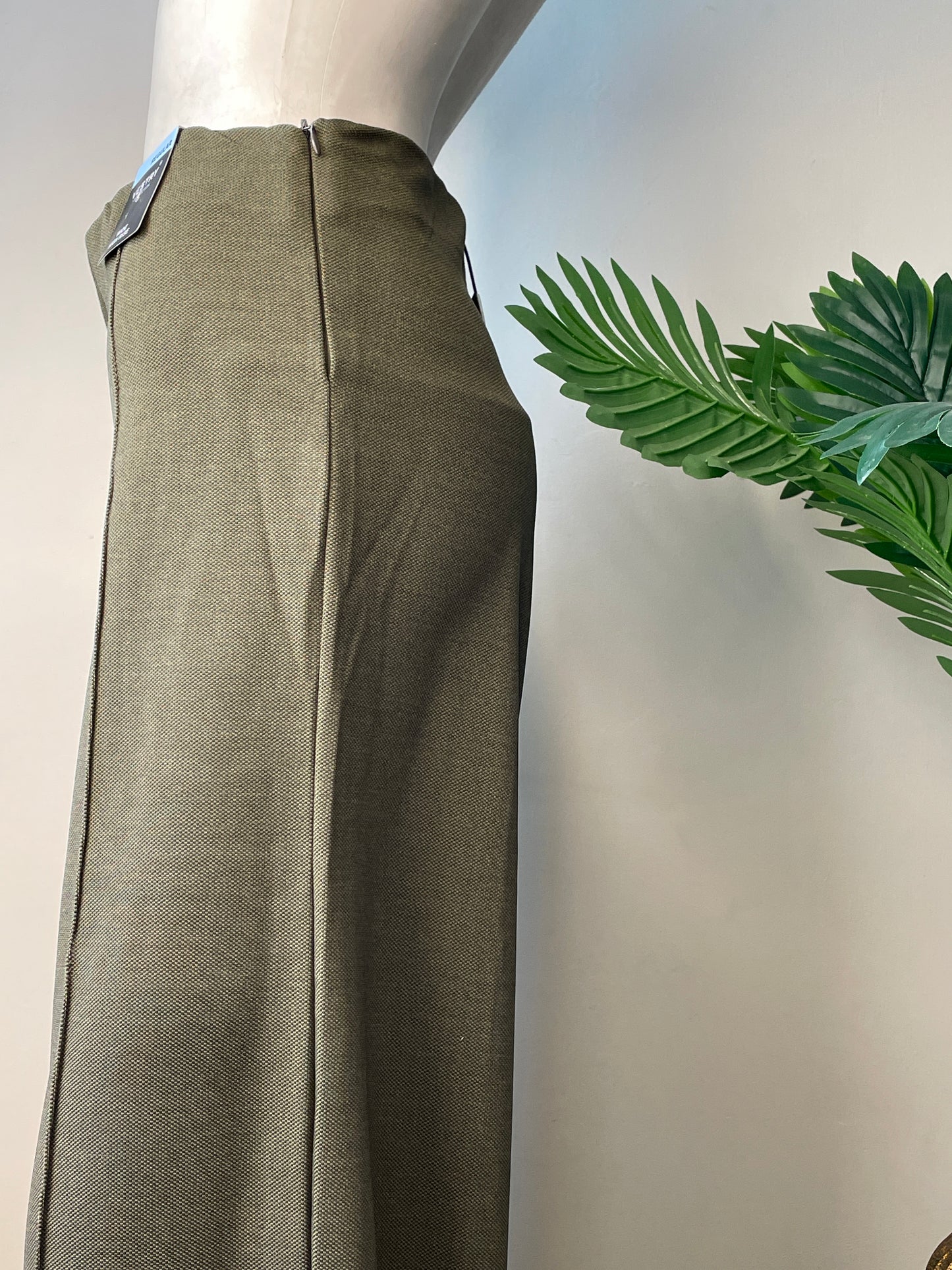Green formal pants