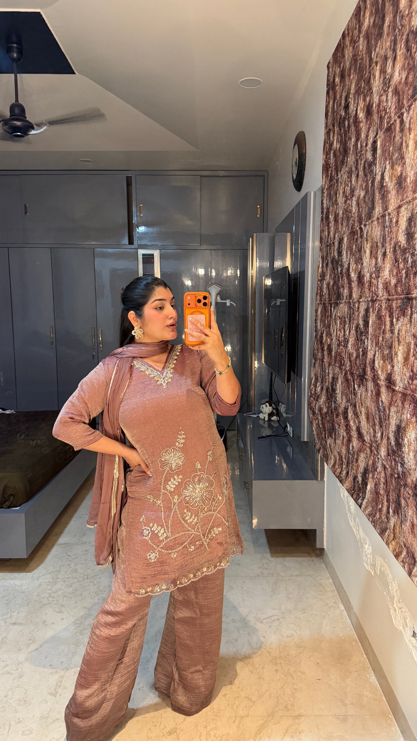 Zari kurta set