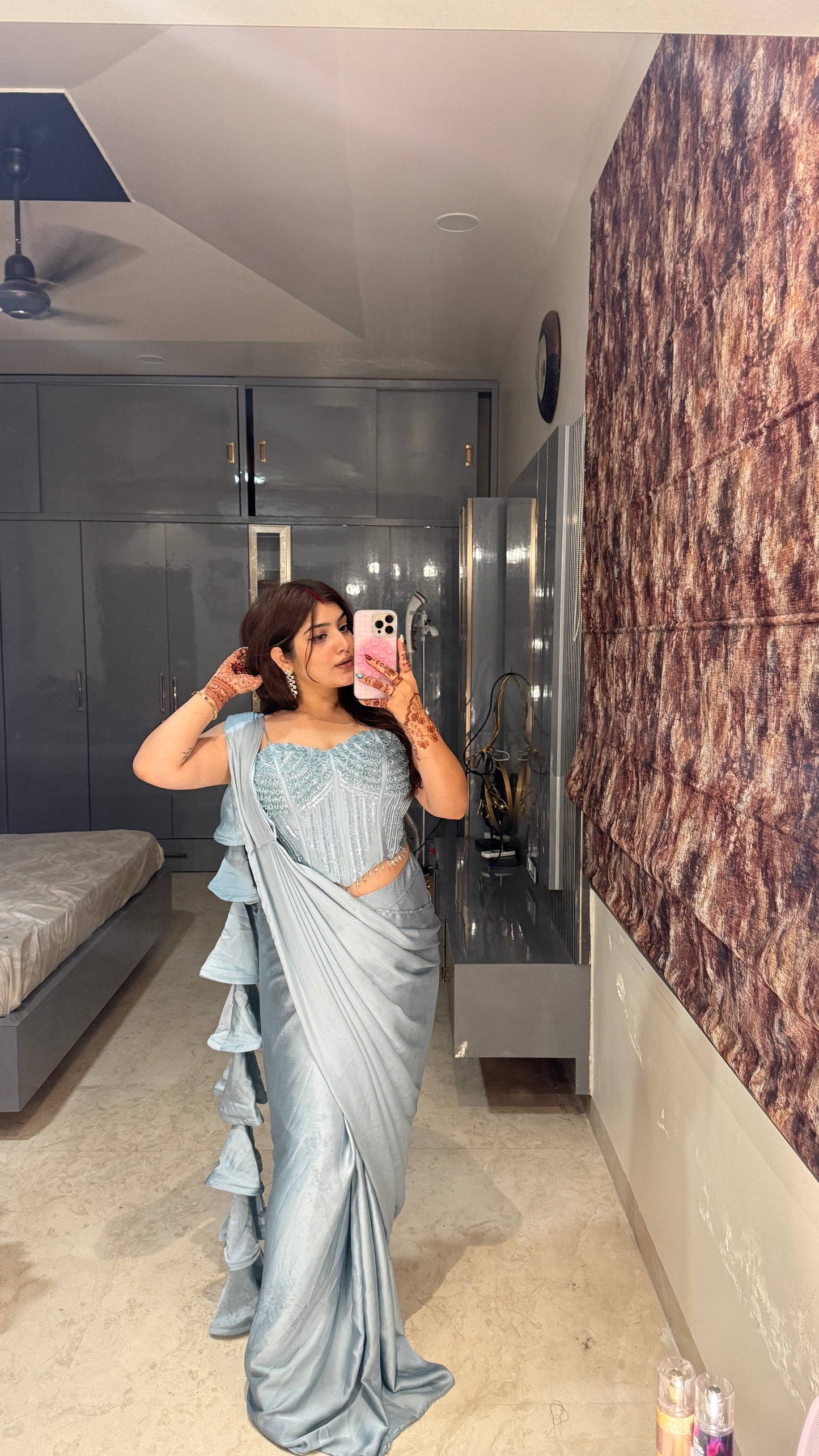 Premium corset saree