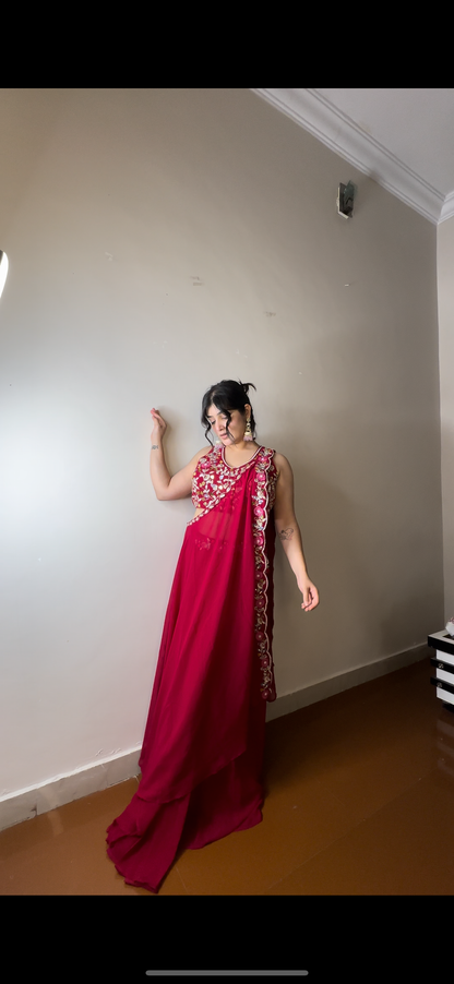 Hearts 3 piece handwork