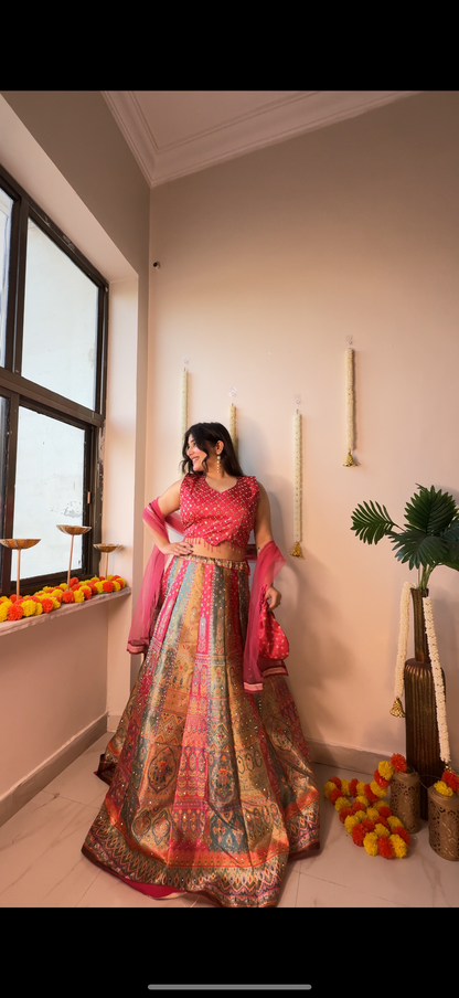Multi color bb lehenga