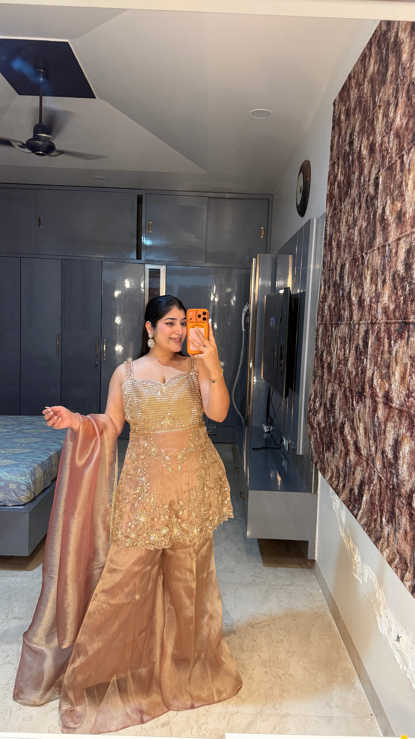 Rakhi set(golden)