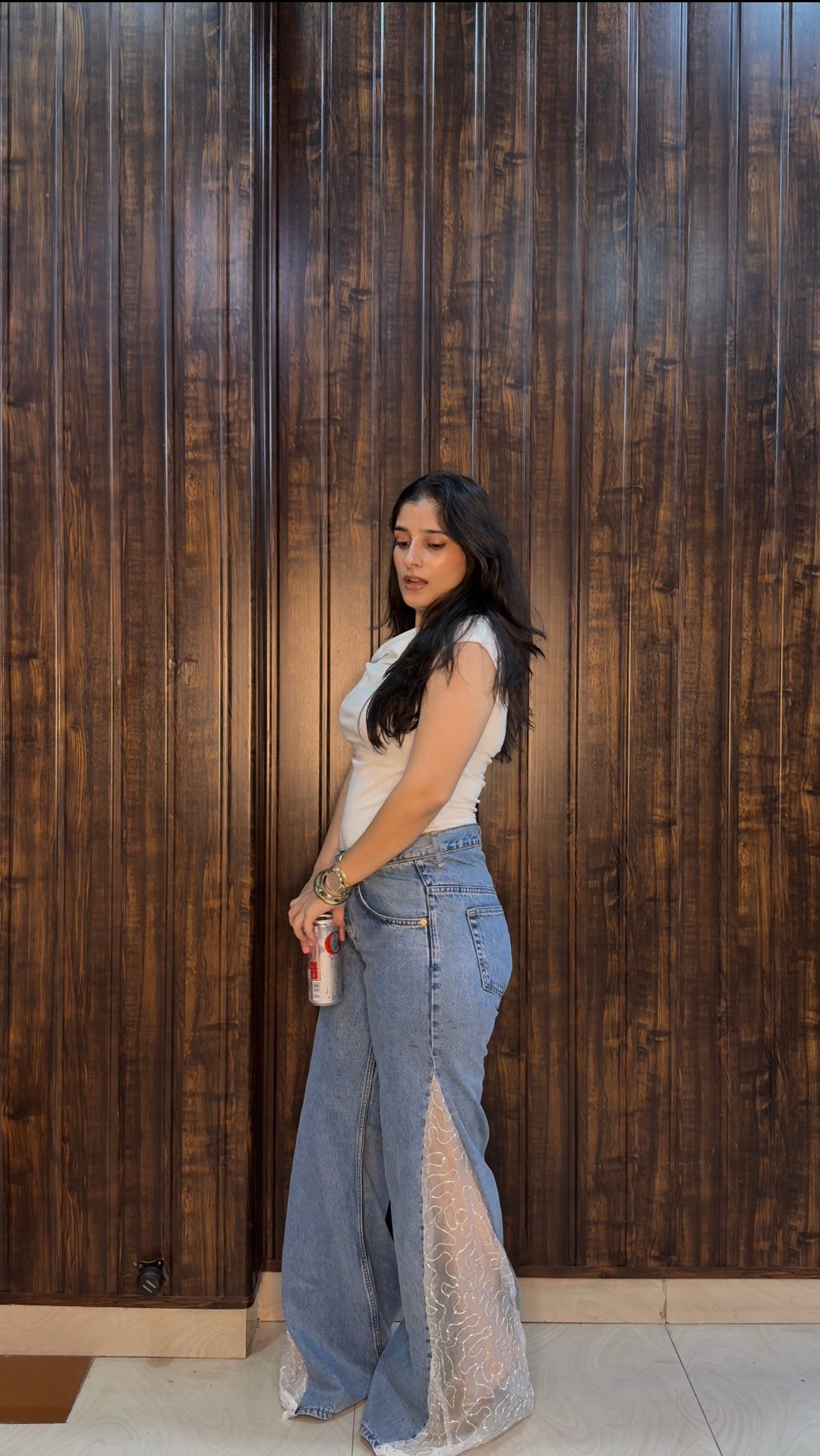 Blue custom denim