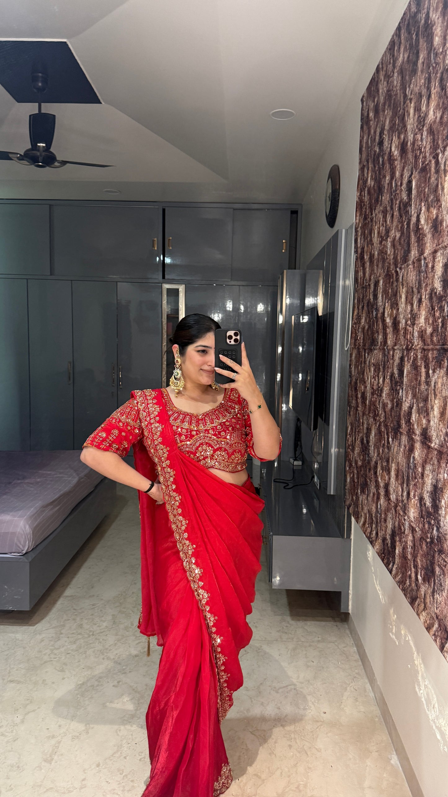 Dil aagya saree