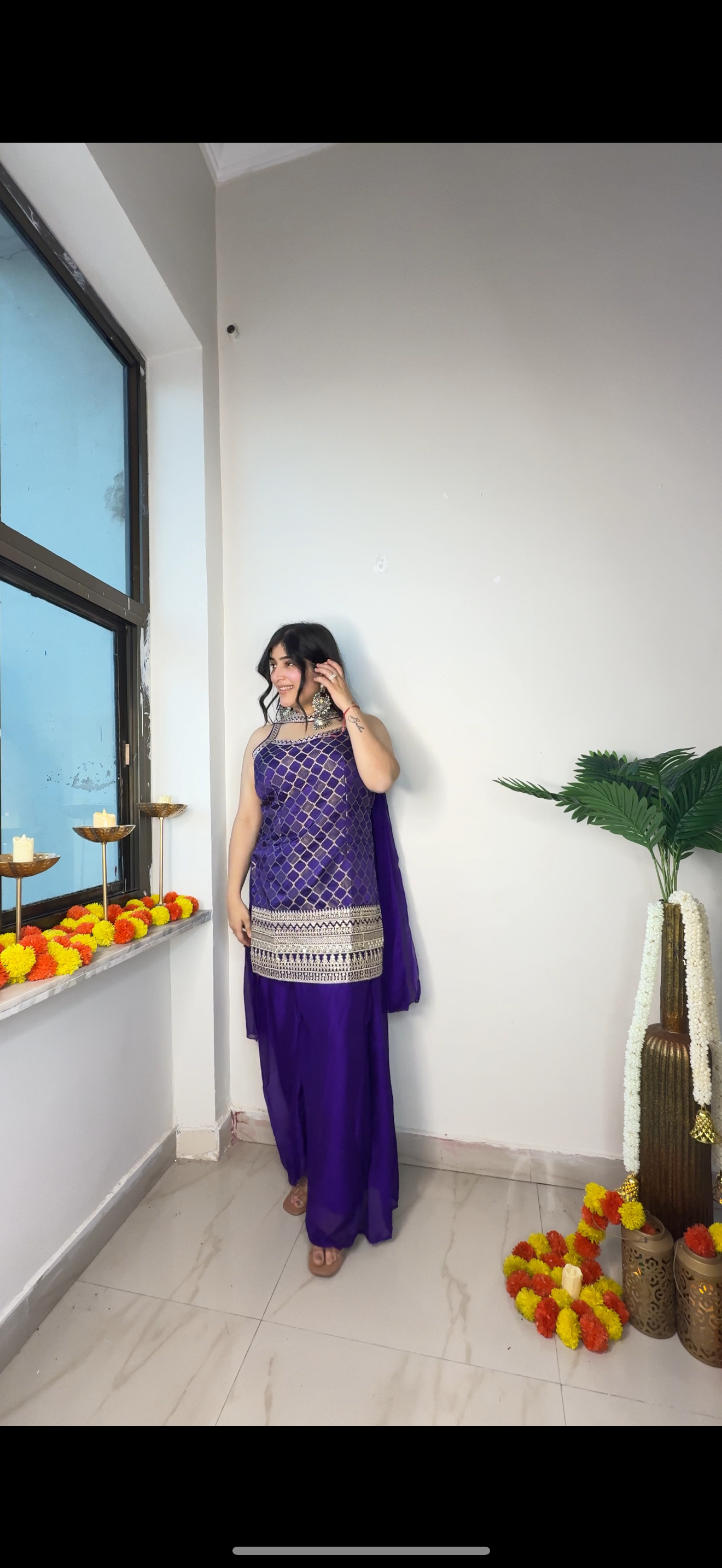 Banarasi plazo set