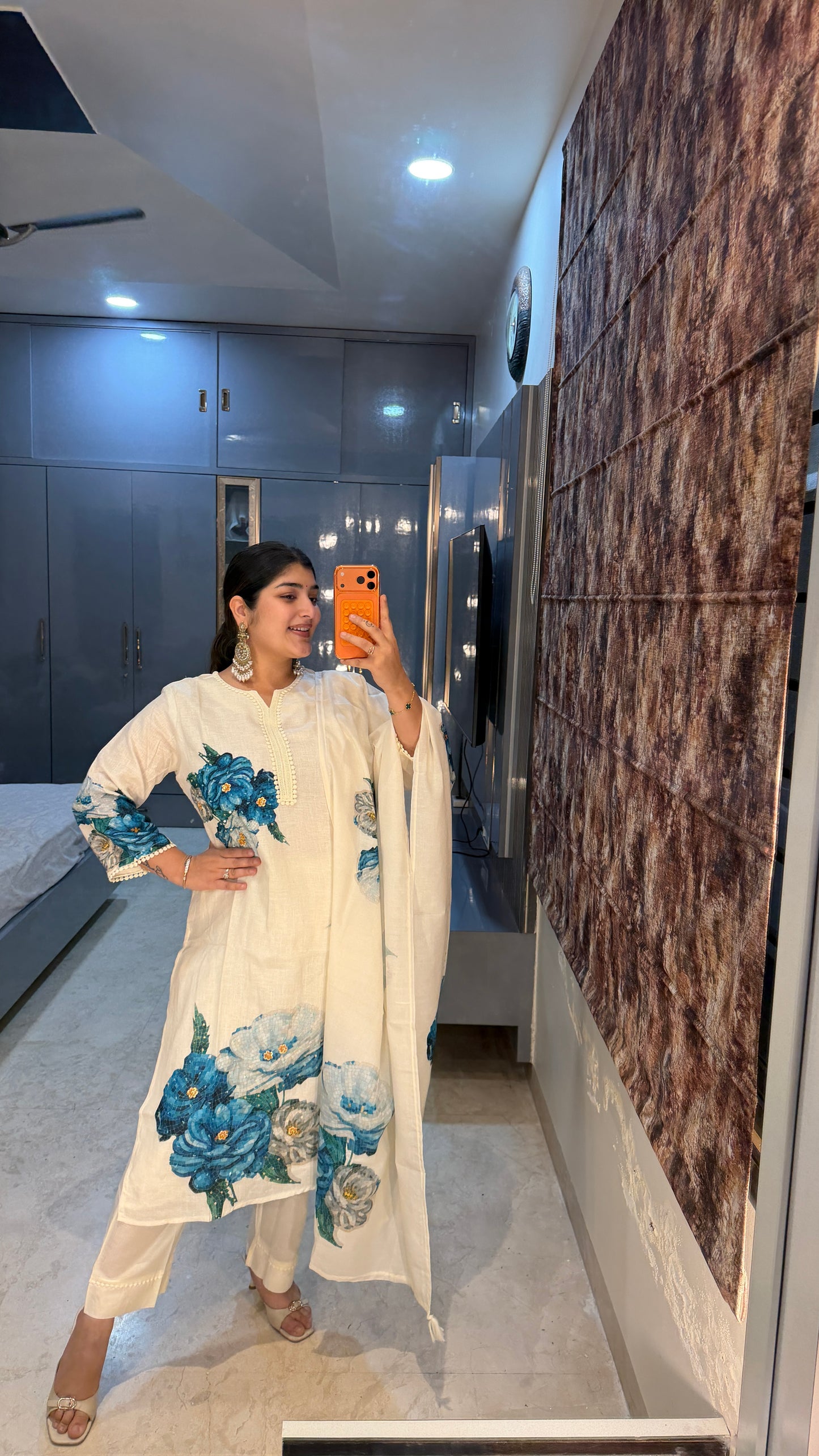 Ocean kurta set