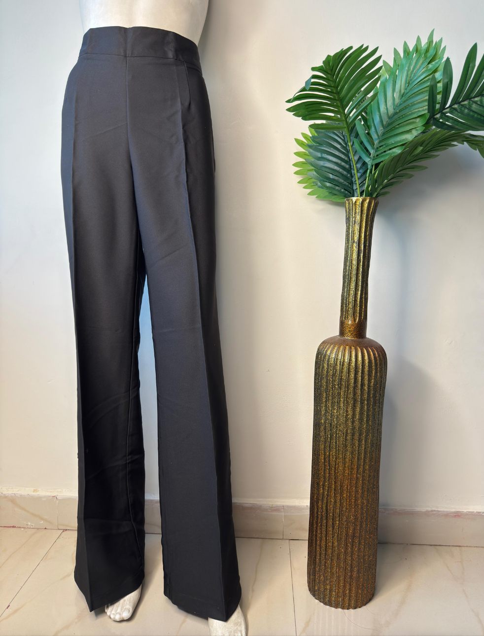 Wideleg Black pants 061rle