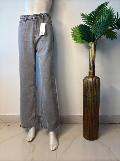 Grey charcoal wideleg
