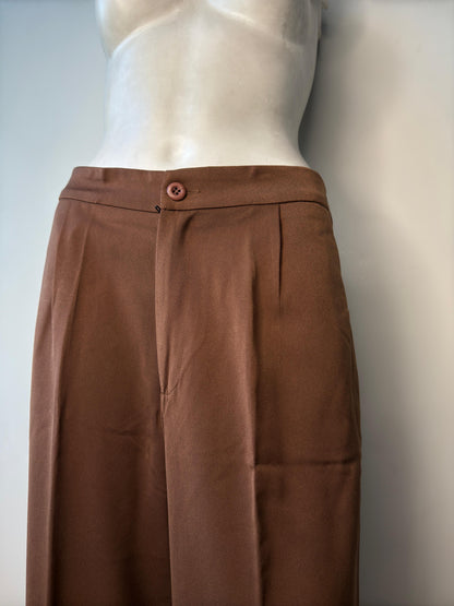 Brown bellbottom pant Rte038