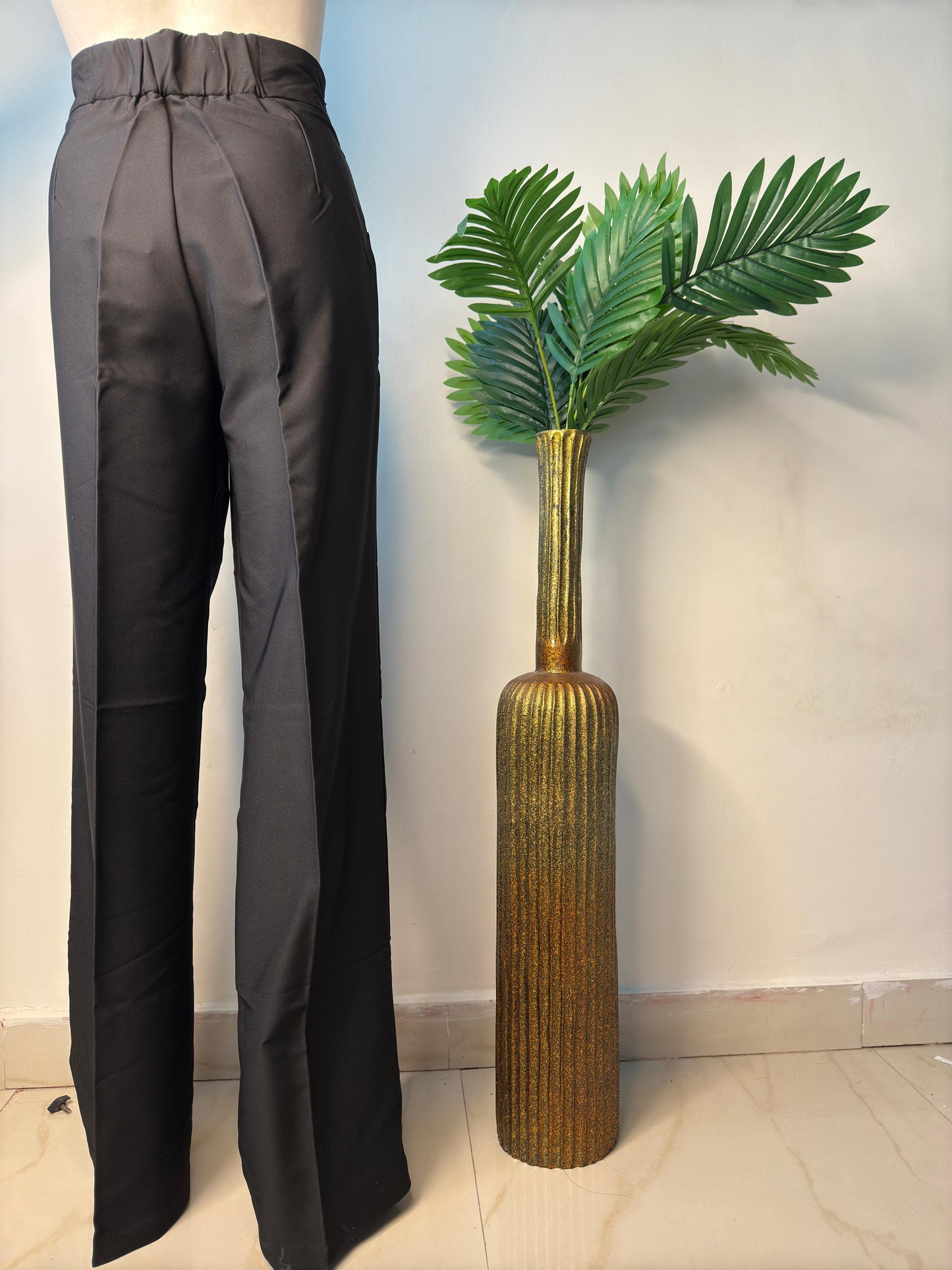 Wideleg Black pants 061rle