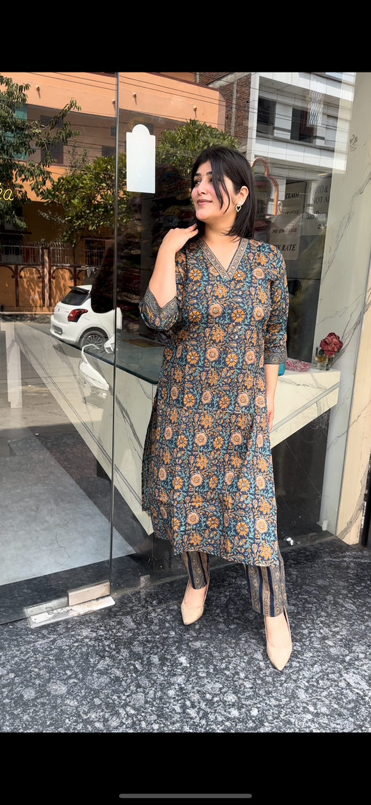Printed Kurti set