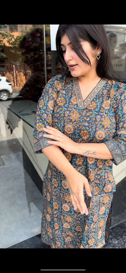 Printed Kurti set