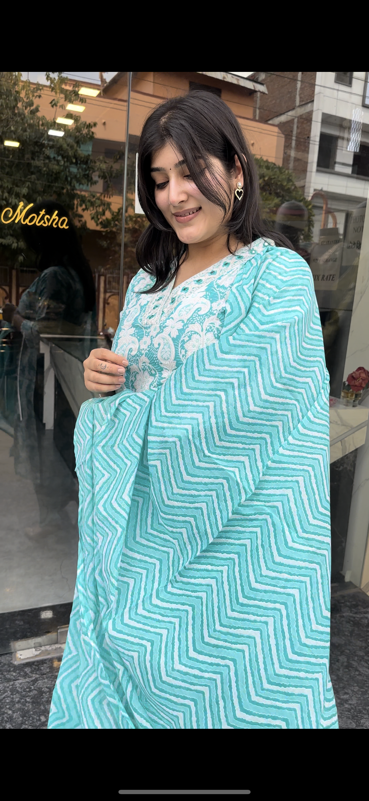 Light blue Kurti set