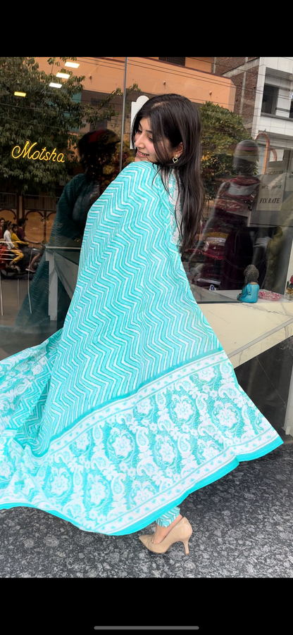 Light blue Kurti set