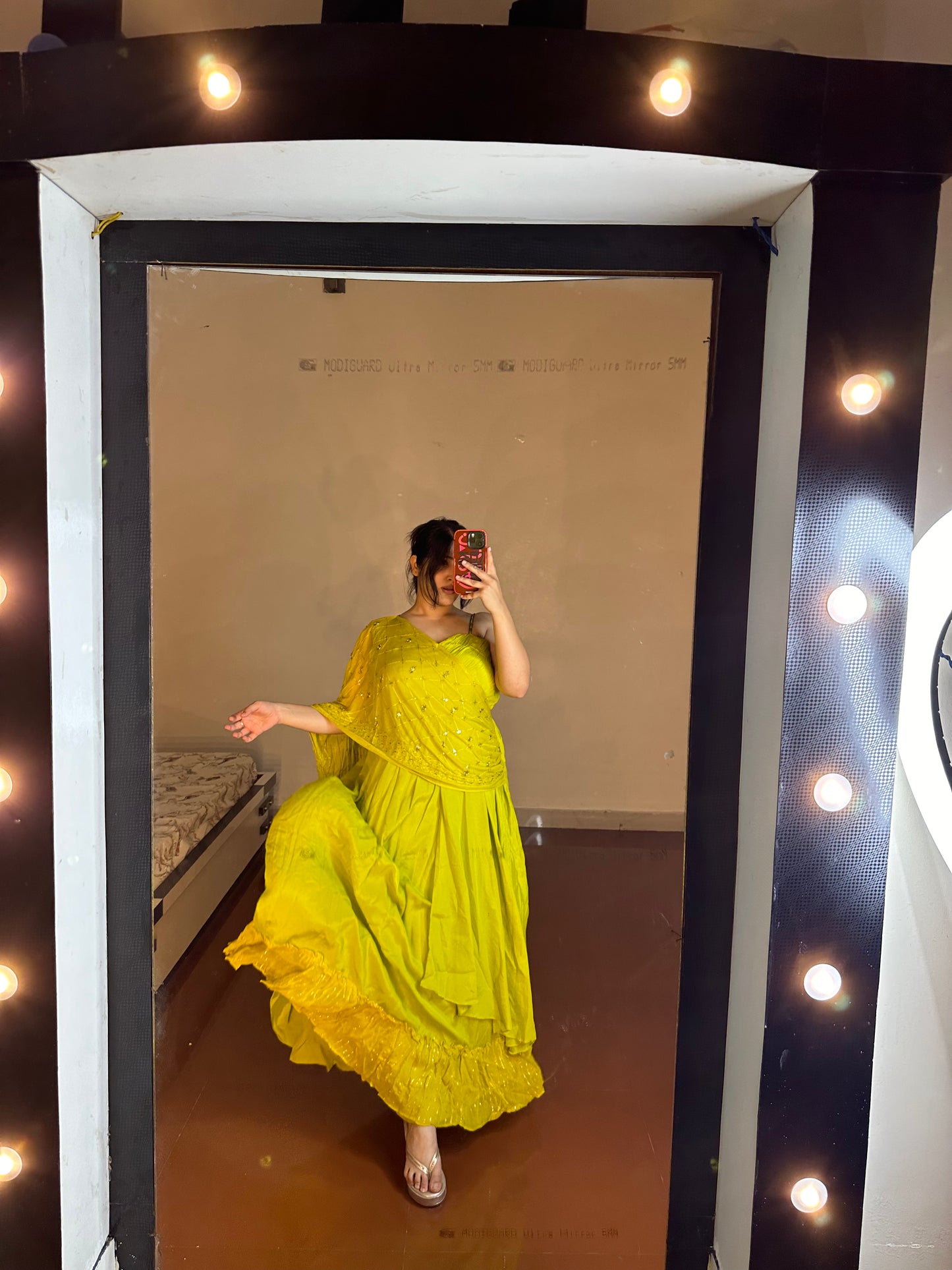 Single Shoulder Gown