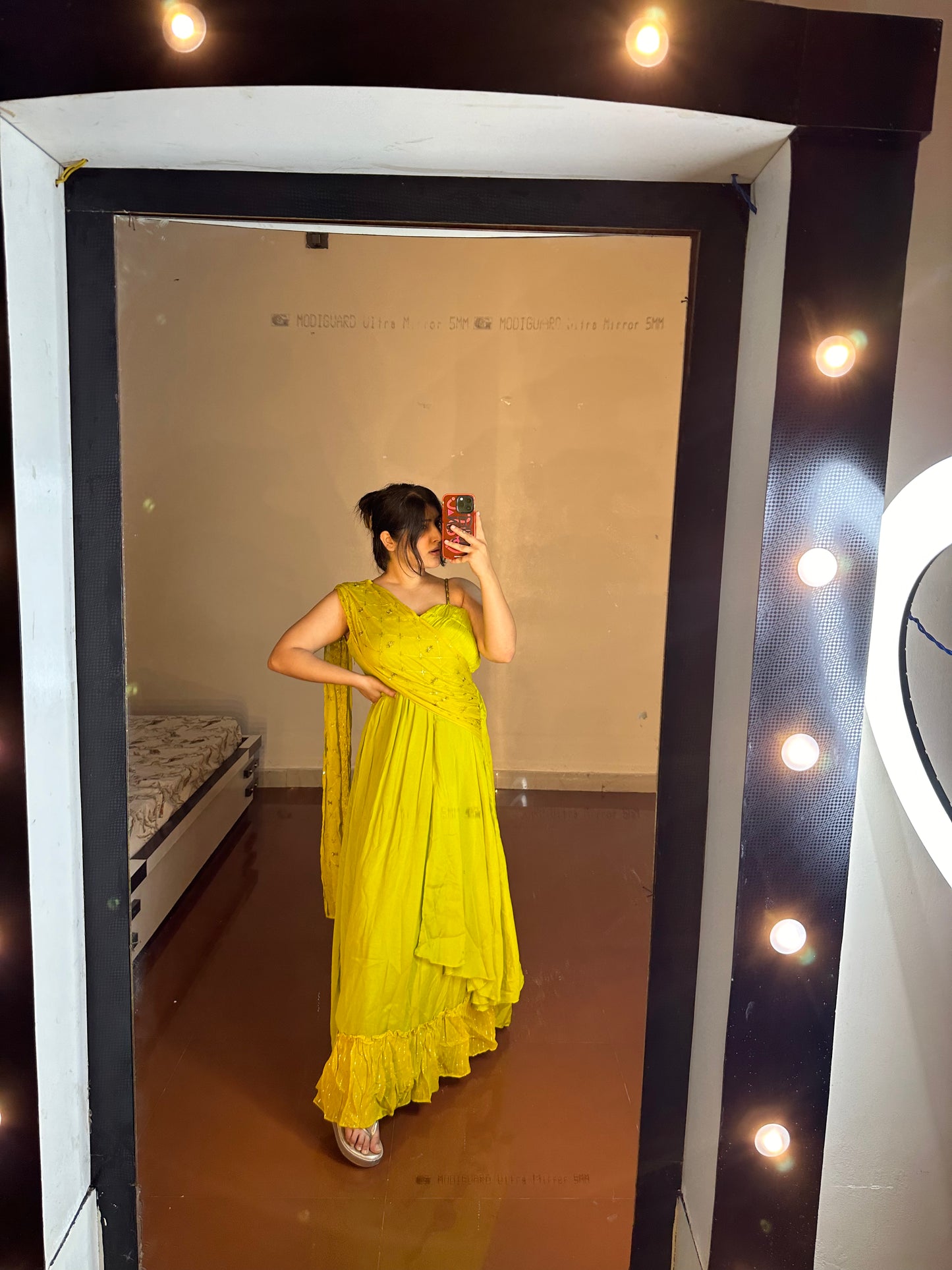 Single Shoulder Gown