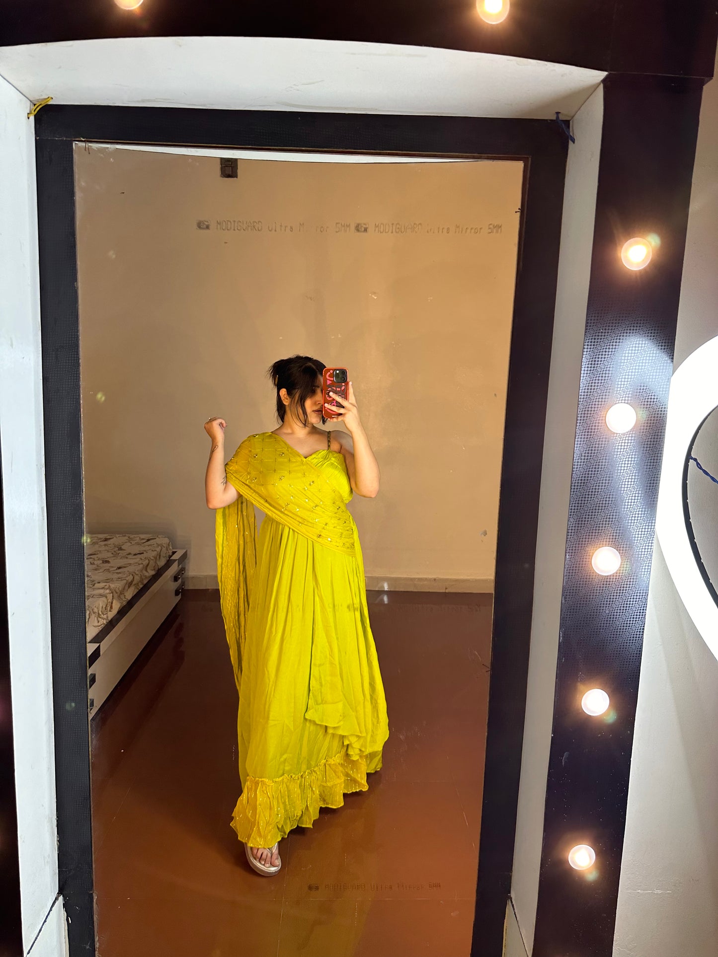 Single Shoulder Gown