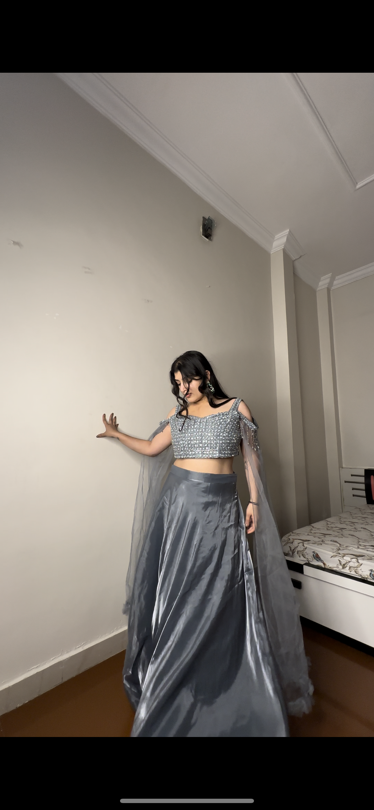 designer zimmich lehenga