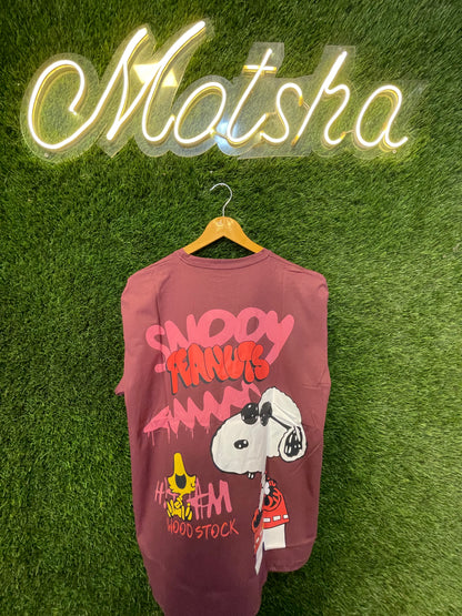 Snoopy Peanuts Print T-Shirt