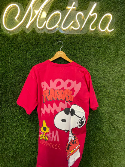 Snoopy Peanuts Print T-Shirt