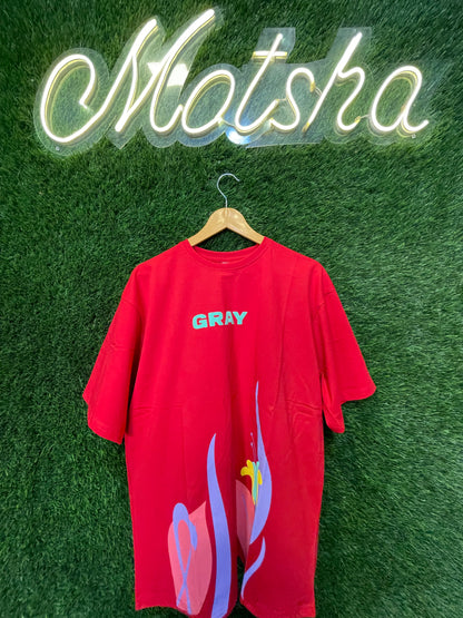 GRAY Printed t-shirt