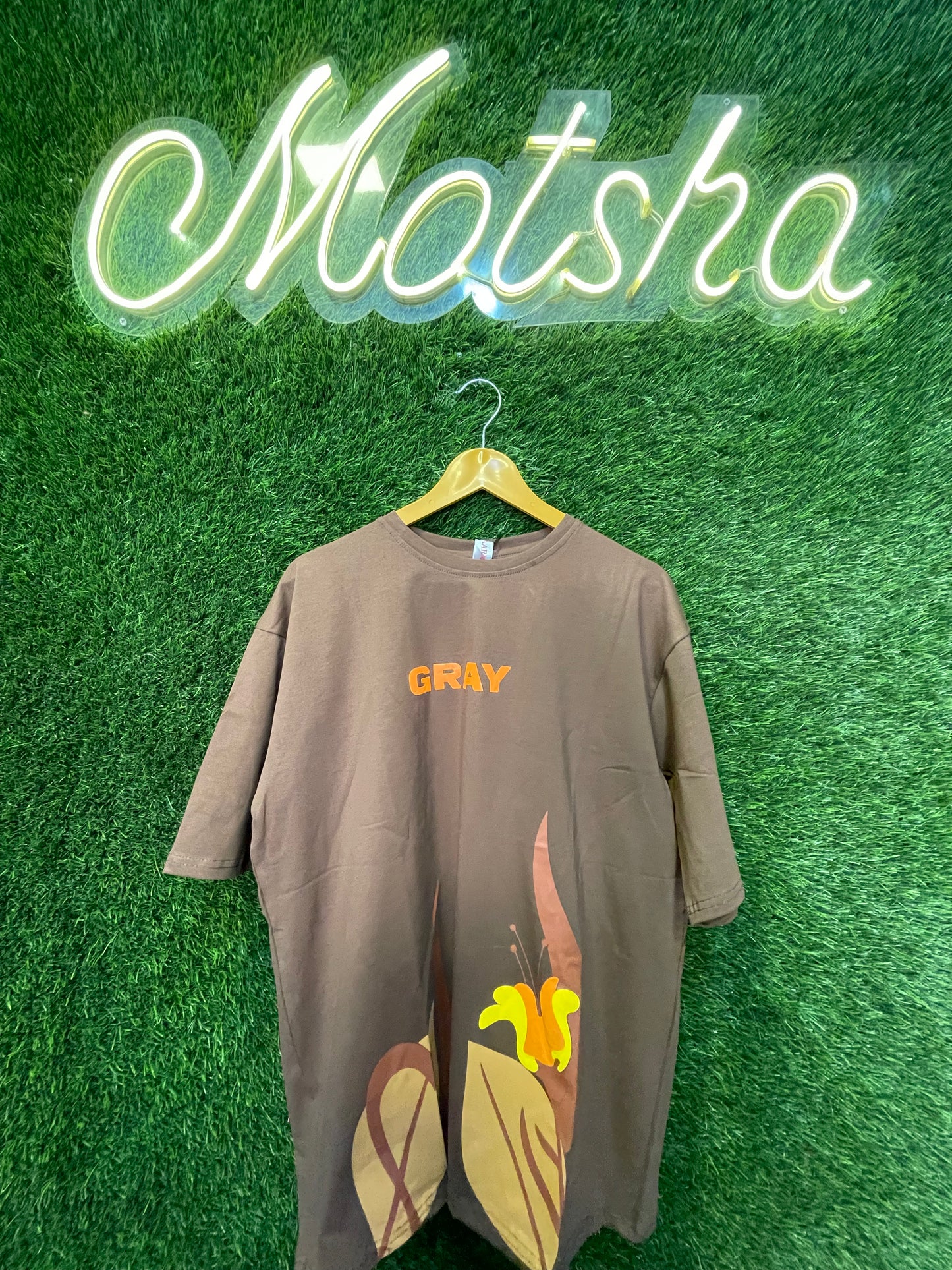 GRAY Printed t-shirt