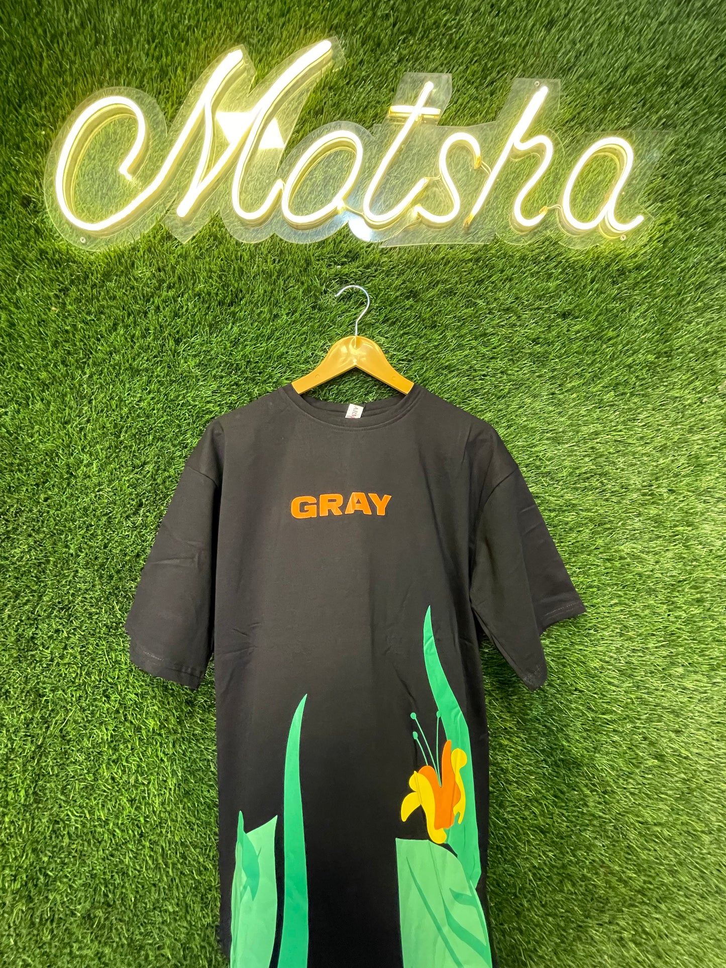 GRAY Printed t-shirt