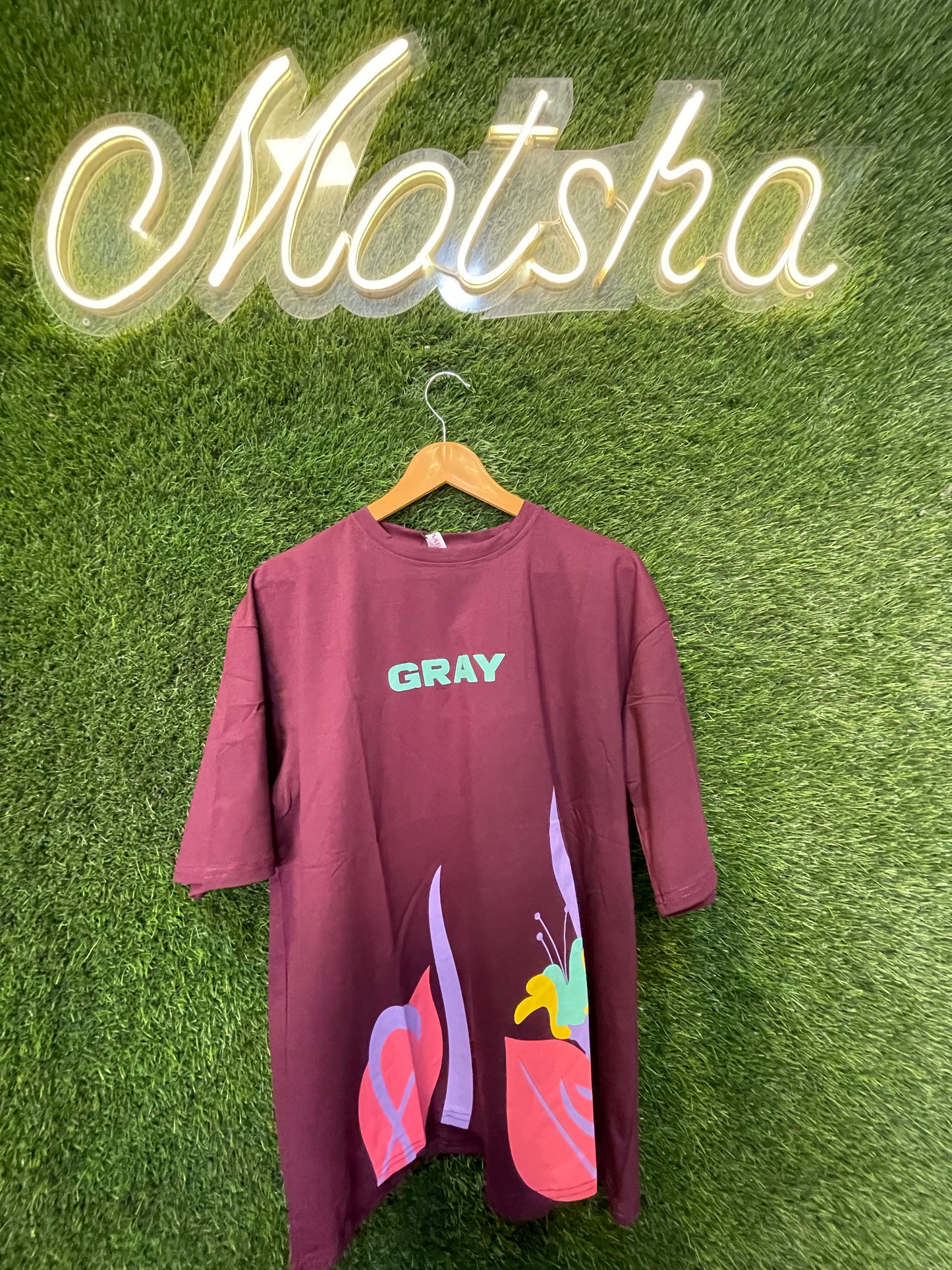 GRAY Printed t-shirt