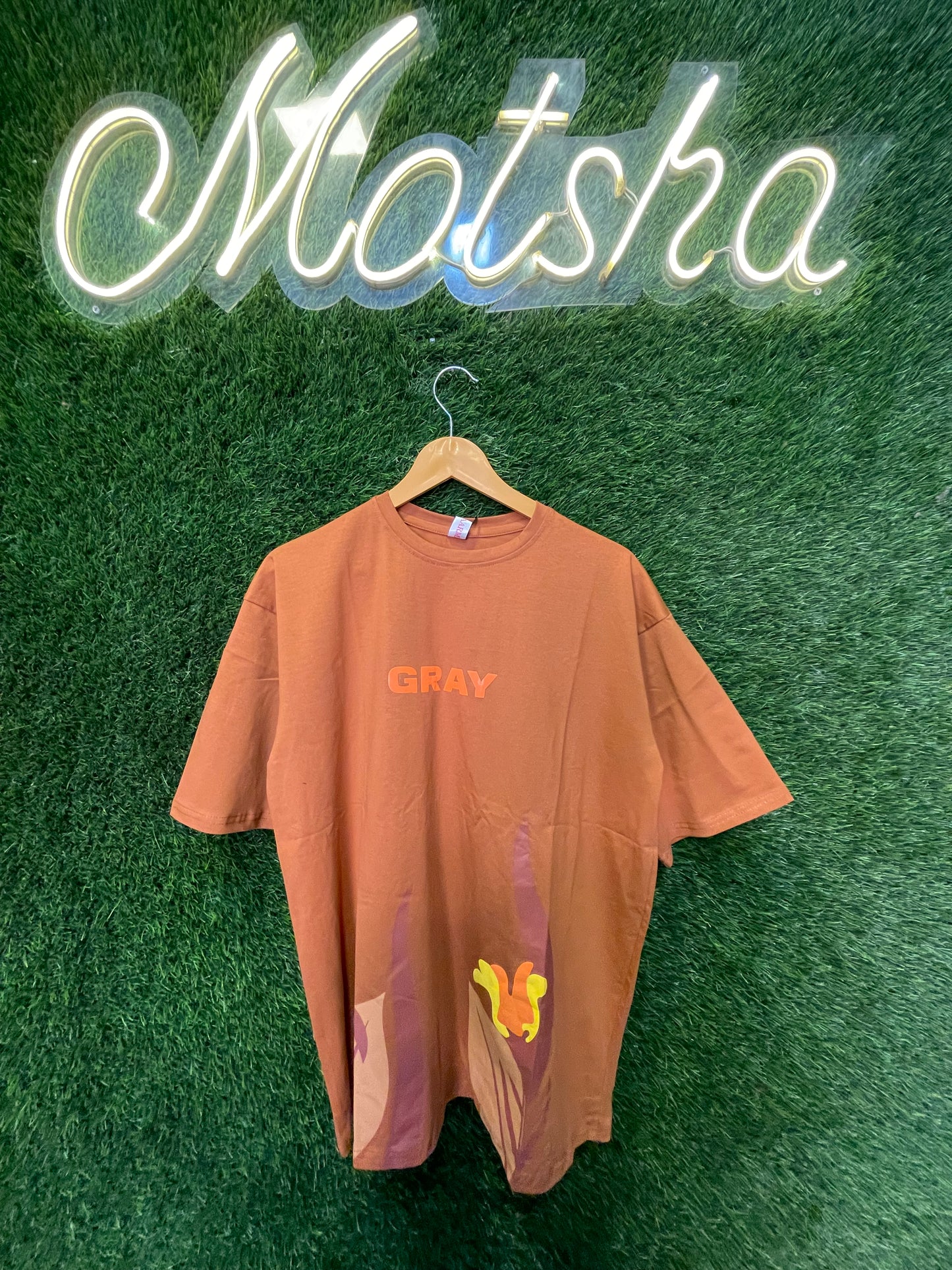 GRAY Printed t-shirt