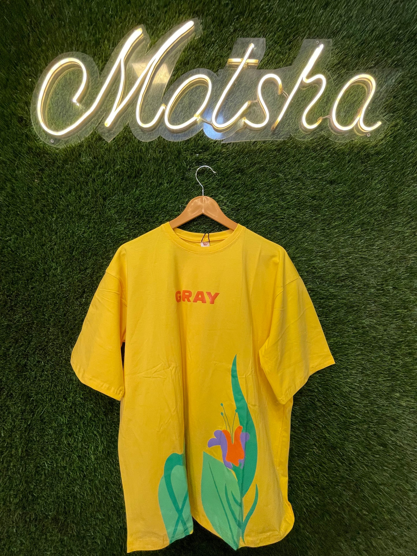 GRAY Printed t-shirt