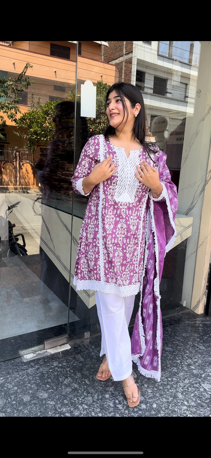 Short Kurti with Bootcut pants