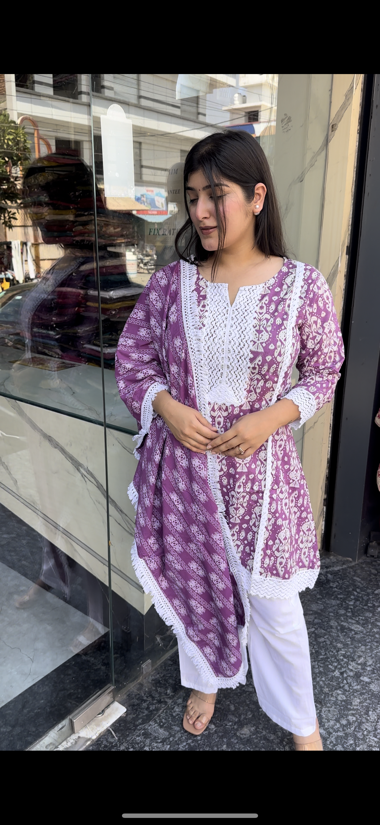 Short Kurti with Bootcut pants