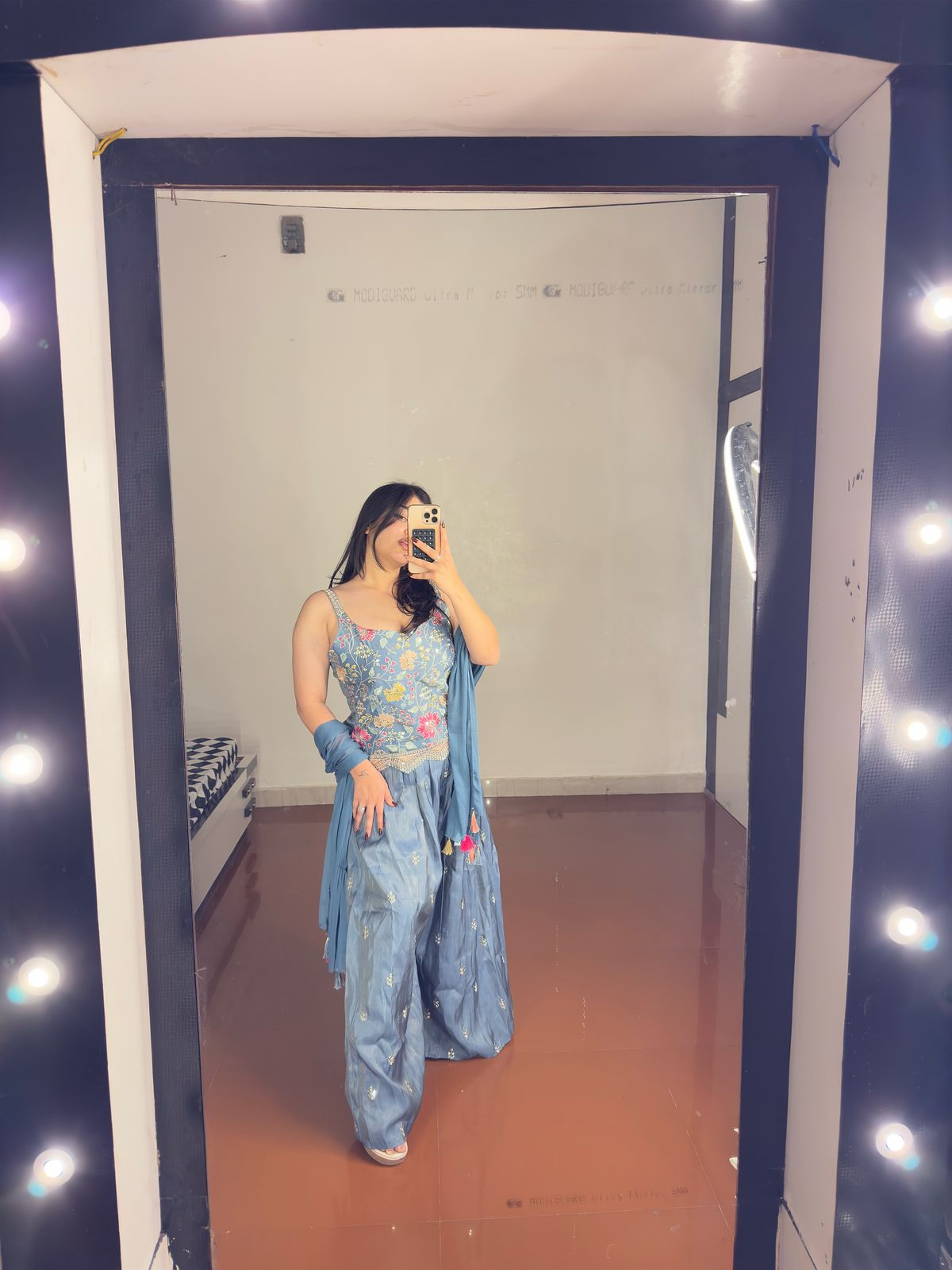 Multicolored sharara